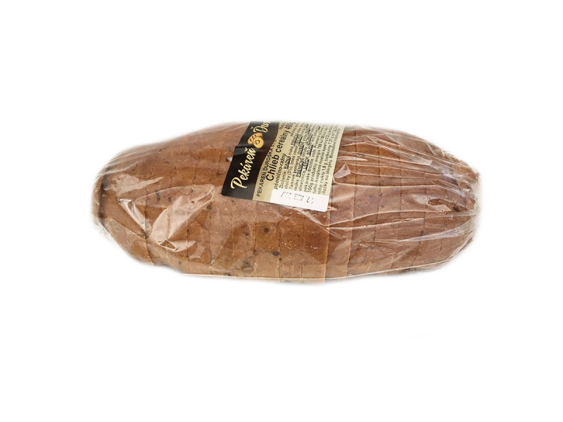 Chlieb pšenično ražný cereálny balený krájaný 460 g. / 1ks
