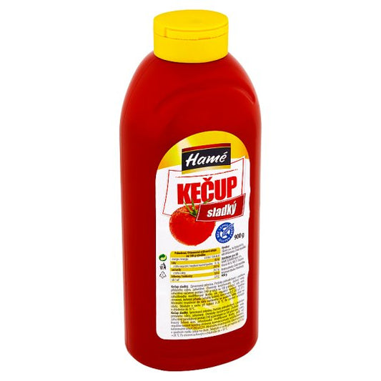 Kečup sladký Hamé 900g plast. 2,90 € s DPH