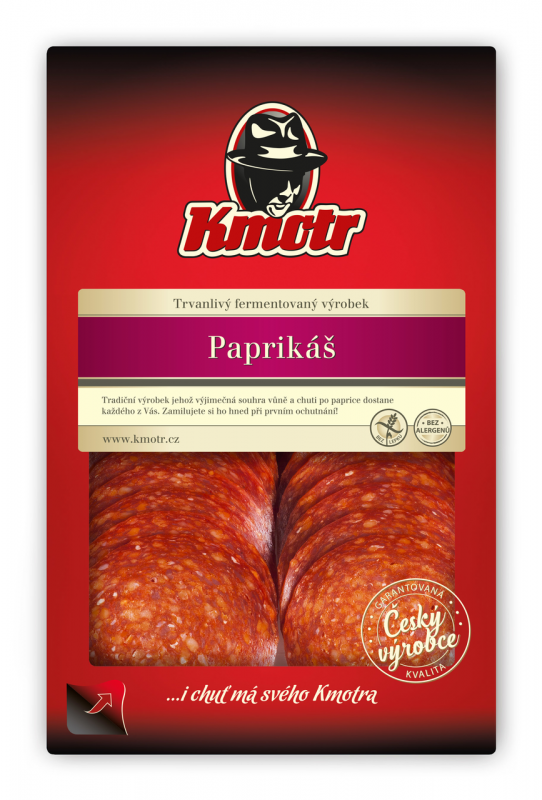 Kmotr Paprikáš krájaný 75g. / 1ks